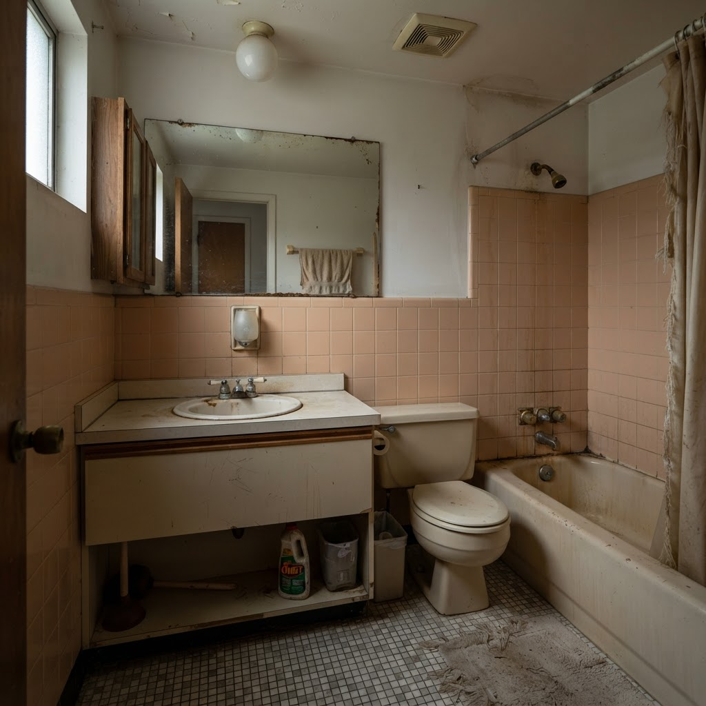 Oakville Primary Bath — before